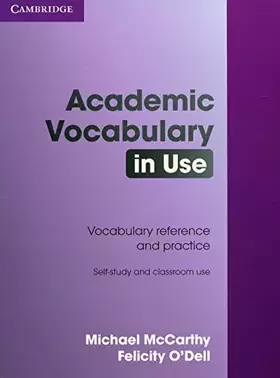 Couverture du produit · Academic Vocabulary in Use with Answers
