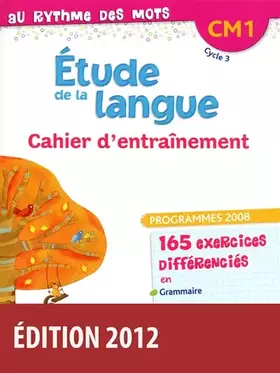 Couverture du produit · Au rythme des mots CM1 • Cahier d'exercices
