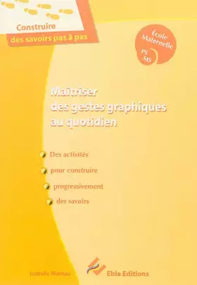 Couverture du produit · Maîtriser des gestes graphiques au quotidien
