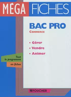Couverture du produit · Gérer Vendre Animer