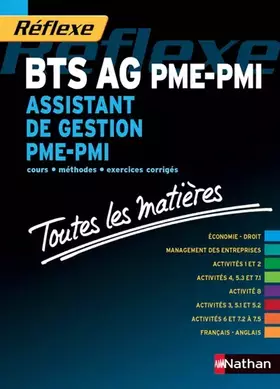Couverture du produit · Toutes les matières BTS Assistant de gestion PME-PMI