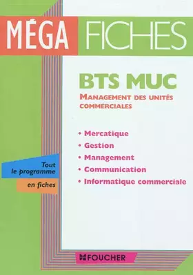 Couverture du produit · BTS MUC: Management des Unités Commerciales