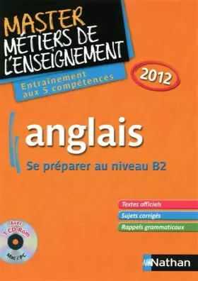 Couverture du produit · Master Métiers de l'enseignement - Anglais