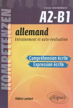 Couverture du produit · Allemand : Compréhension et expression écrites
