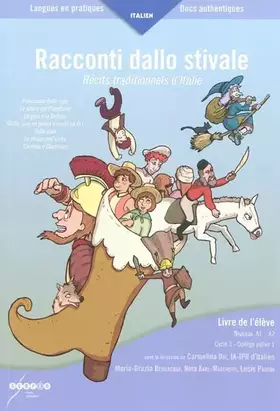 Couverture du produit · Racconti dallo stivale - Récits traditionnels d'Italie - livre de l'éléve