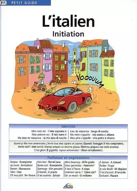 Couverture du produit · PG311 - L'italien : Initiation