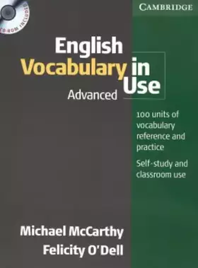 Couverture du produit · English Vocabulary in Use Advanced with Answers and CD-ROM