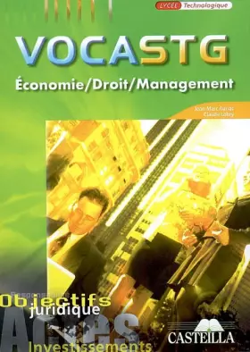 Couverture du produit · VocaSTG 1e et Tle économie/droit/management: Vocabulaire & concepts