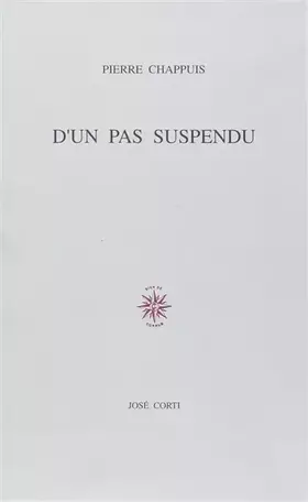 Couverture du produit · D'un pas suspendu