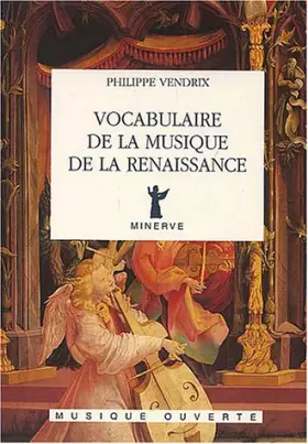 Couverture du produit · Vocabulaire de la musique de la renaissance