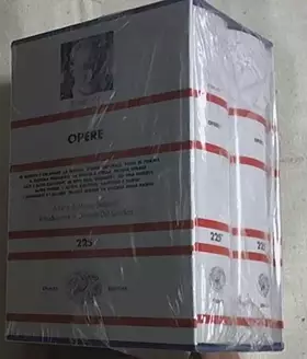 Couverture du produit · Opere [Due volumi indivisibili]