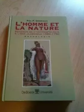 Couverture du produit · L'HOMME ET LA NATURE