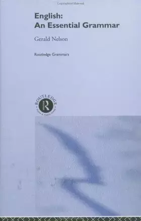 Couverture du produit · English: An Essential Grammar (Routledge Essential Grammars)