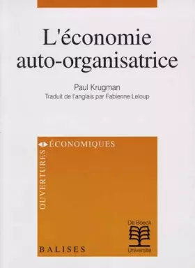 Couverture du produit · L'économie auto-organisatrice