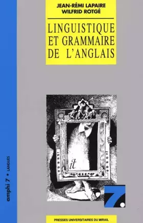 Couverture du produit · LINGUISTIQUE ET GRAMMAIRE DE L'ANGLAIS