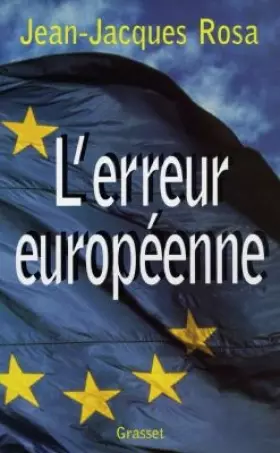 Couverture du produit · L'erreur européenne