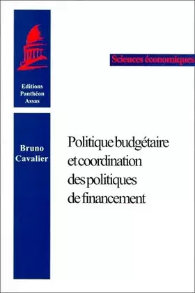 Couverture du produit · POLITIQUE BUDGÉTAIRE ET COORDINATION DES POLITIQUES DE FINANCEMENT
