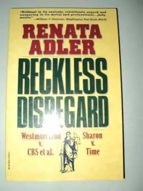 Couverture du produit · Reckless Disregard