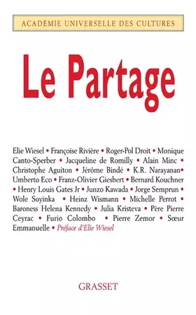 Couverture du produit · Le partage
