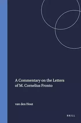 Couverture du produit · A Commentary on the Letters of M. Cornelius Fronto: 190