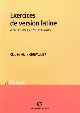 Couverture du produit · Exercices de version latine: Avec corrigés systématiques