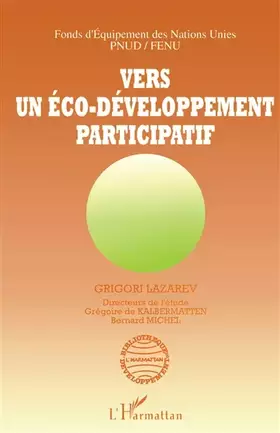 Couverture du produit · Vers un éco-développement participatif