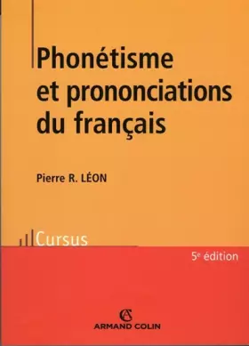 Couverture du produit · Phonétisme et prononciations du français