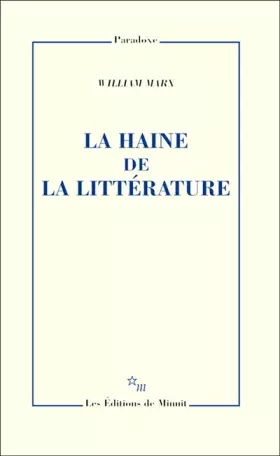 Couverture du produit · La haine de la littérature