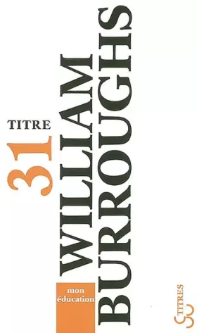 Couverture du produit · Mon éducation