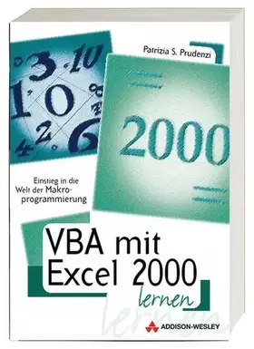 Couverture du produit · VBA mit Excel 2000 lernen . Einstieg in die Welt der Makroprogrammierung