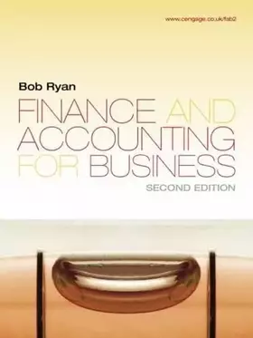 Couverture du produit · Finance and Accounting for Business