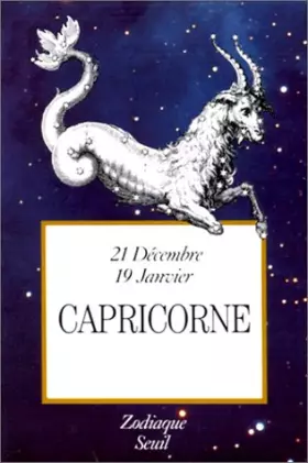 Couverture du produit · Zodiaque : Capricorne