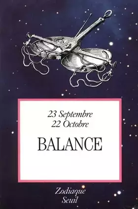 Couverture du produit · Zodiaque : Balance