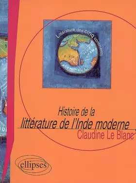 Couverture du produit · Histoire de la littérature de l'Inde moderne : Le roman, XIXe-XXe siècle