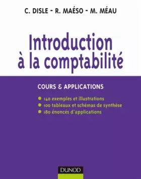 Couverture du produit · Introduction à la comptabilité - Cours & Applications: Cours & Applications
