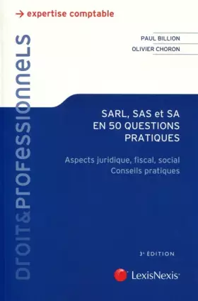 Couverture du produit · sarl sas sa en 50 questions pratiques