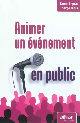Couverture du produit · Animer un événement en public