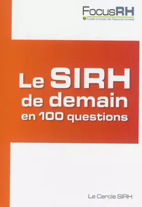 Couverture du produit · Le SIRH de demain: en 100 questions
