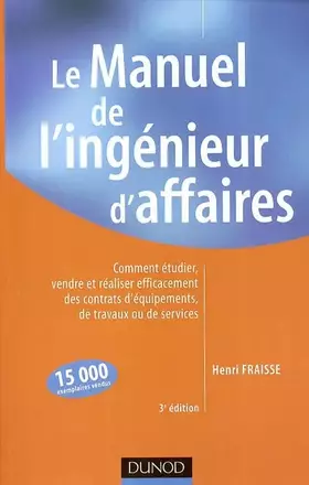 Couverture du produit · Manuel de l'ingénieur d'affaires