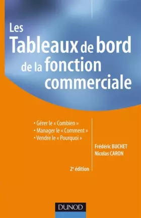 Couverture du produit · Les tableaux de bord de la fonction commerciale- 2e édition