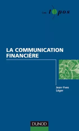 Couverture du produit · La communication financière