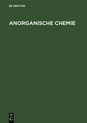 Couverture du produit · Anorganische Chemie