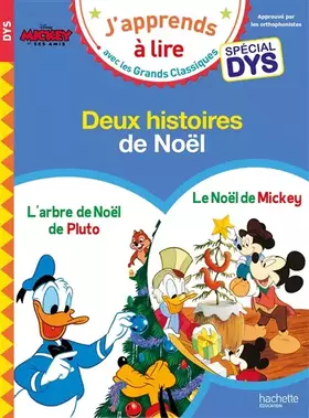 Couverture du produit · Disney - Le Noël de Mickey / Le Noël de Pluto - Spécial DYS (dyslexie)