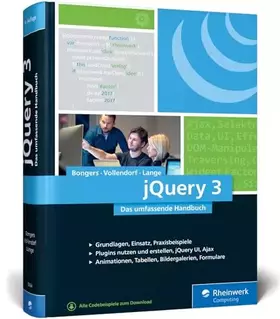 Couverture du produit · jQuery 3: Das umfassende Handbuch zum JavaScript-Framework. Inkl. jQuery UI
