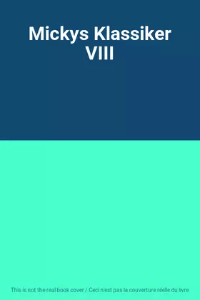 Couverture du produit · Mickys Klassiker VIII