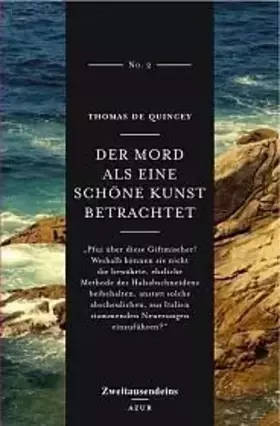 Couverture du produit · Der Mord als schöne Kunst betrachtet