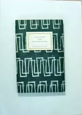Couverture du produit · Jacob Grimm über seine Entlassung (Insel-Bücherei Nr. 806), 1964/F/1.-8.