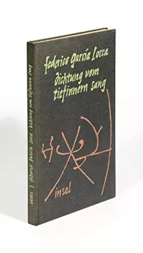 Couverture du produit · Dichtung vom tiefinnern Sang. Dt. von Enrique Beck.