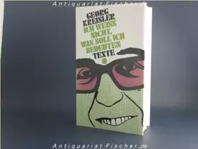 Couverture du produit · Ich weiss nicht, was soll ich bedeuten.