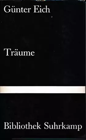 Couverture du produit · Träume : 4 Spiele. Bibliothek Suhrkamp  Bd. 16